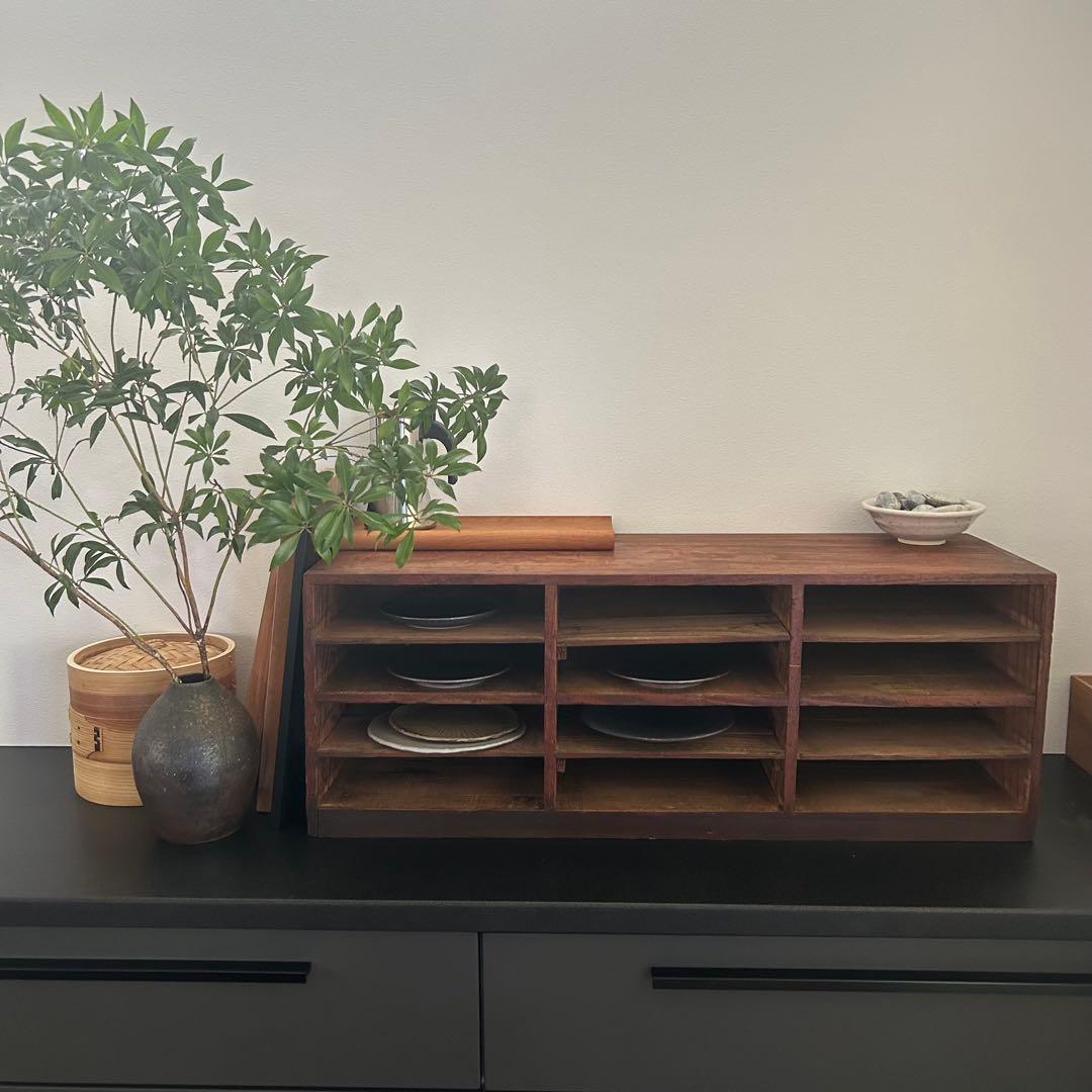 みい　収納棚　棚　ショーケース　古家具　レトロ　アンティーク　ヴィンテージ