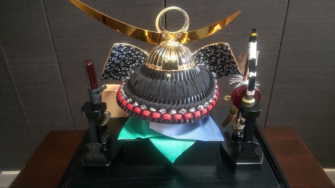 兜飾り15号　上杉謙信　美生作