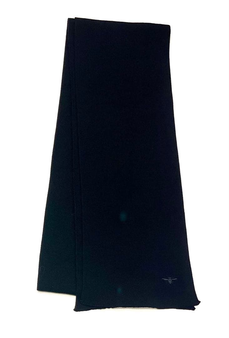 美品☆ディオール　ロングマフラー ストール BEE 蜂 ショール オム　ロゴ