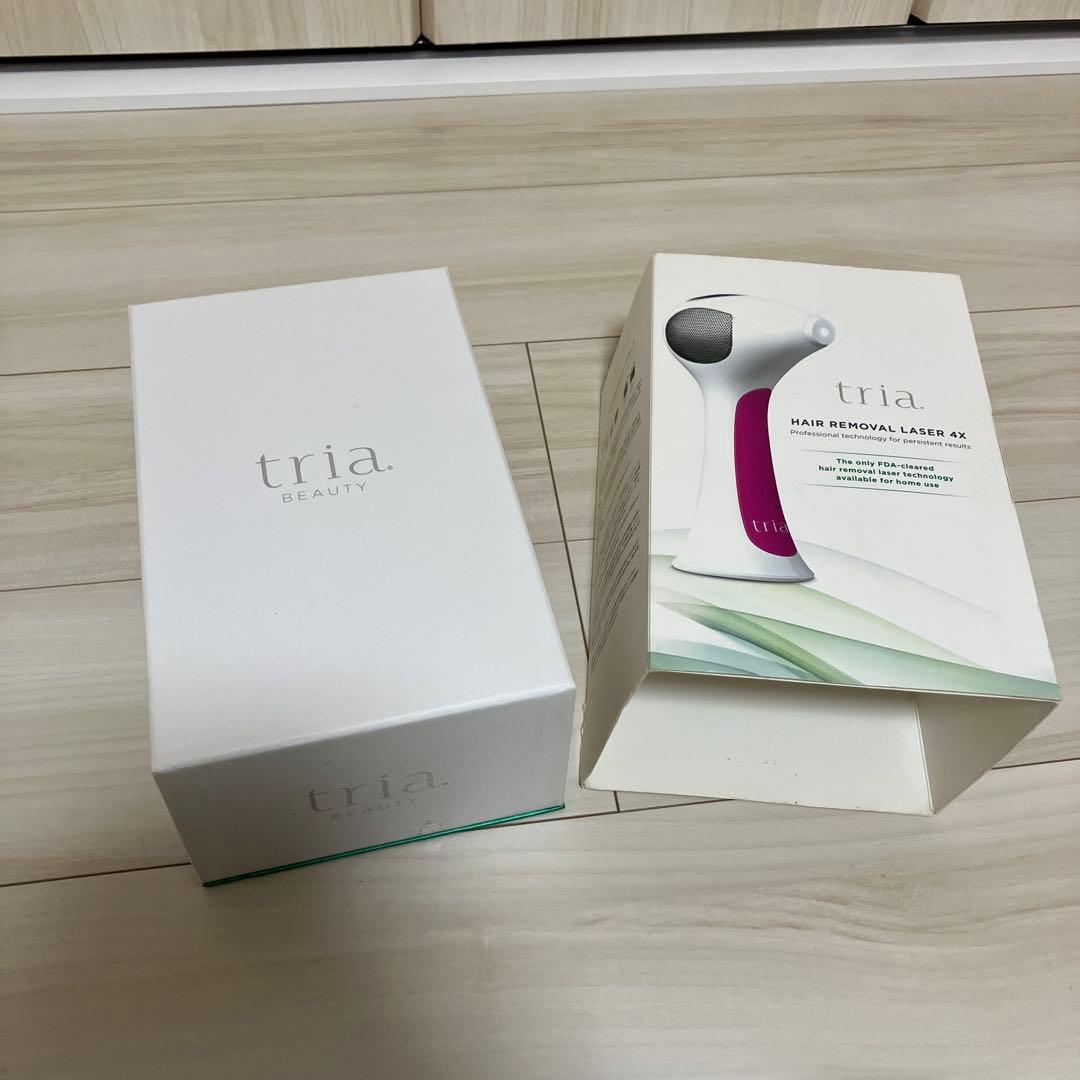 劇*ン様 トリア・パーソナルレーザー脱毛器 4X フューシャピンク カバー割れあ