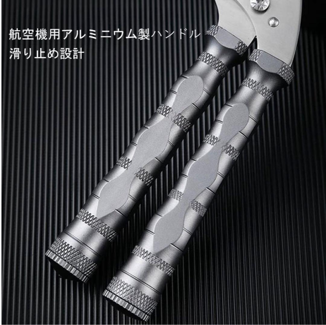 アウトドア用多機能シザーナイフ・分離して、ナイフとしても使用可能