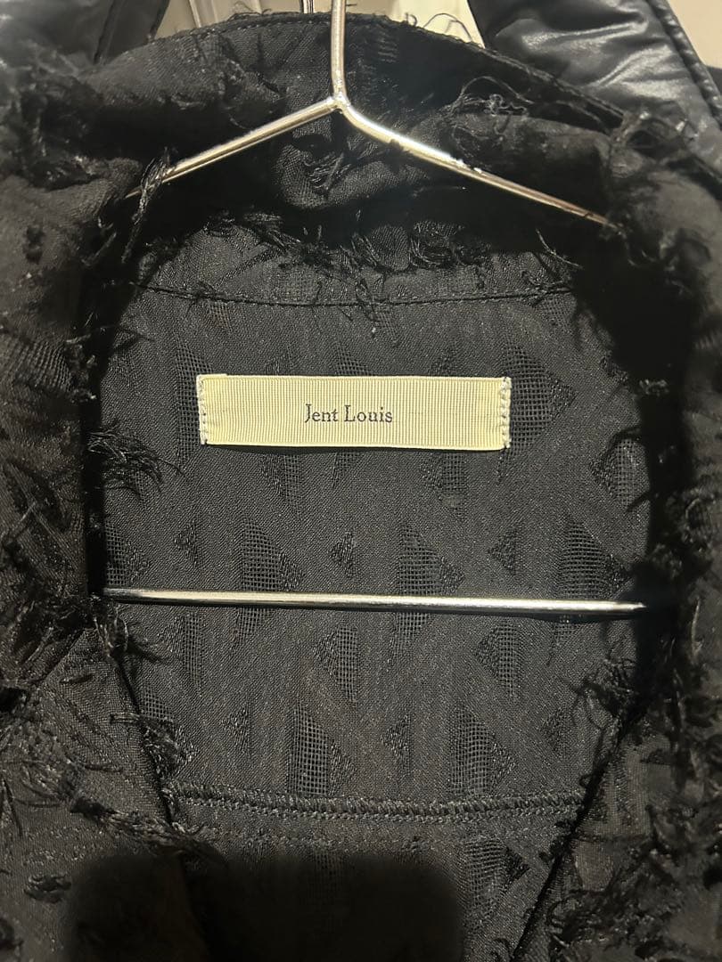 トップス jentlouis Fringe Open-Collar Shirt