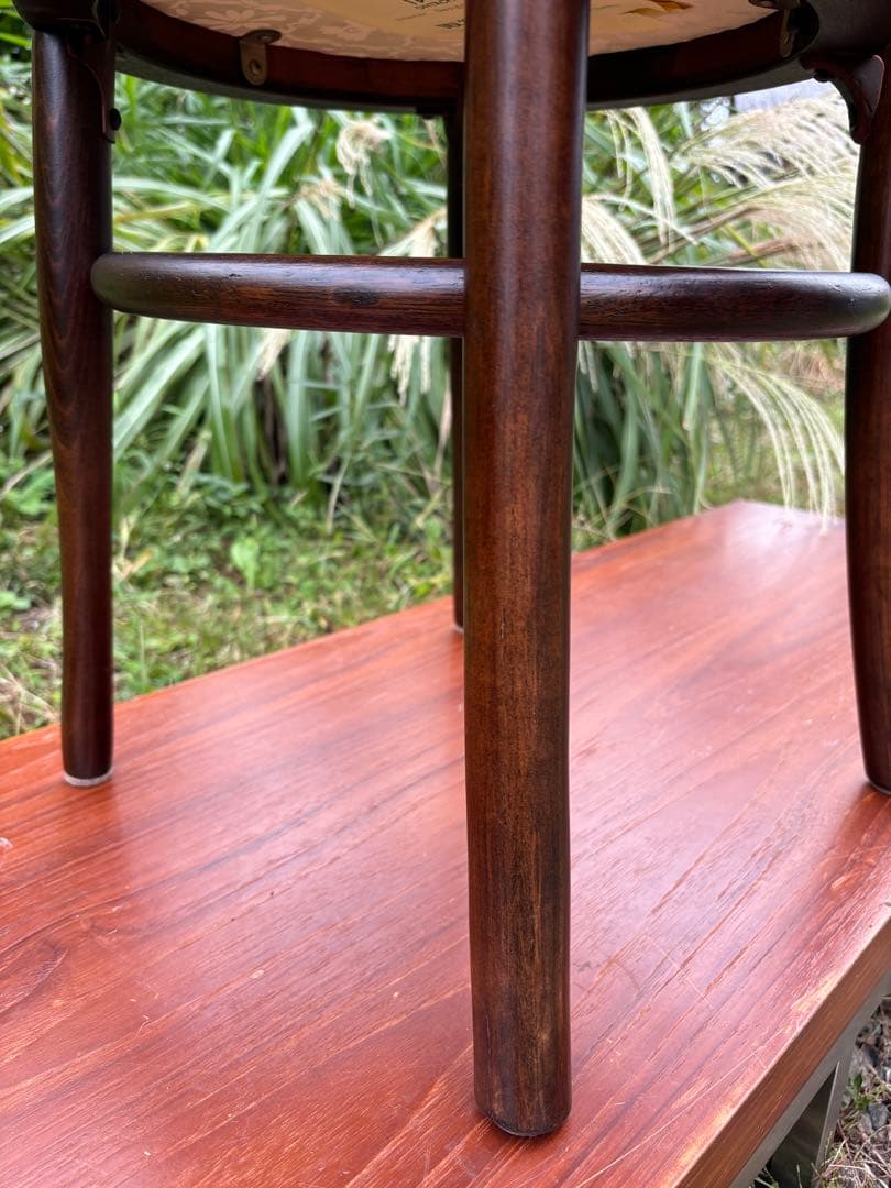 希少品　IDF太田長　曲木チェア　グリーンベルベット　ベントウッドチェア