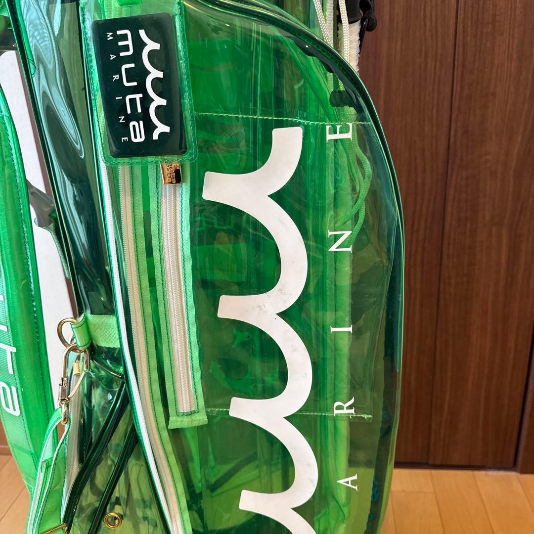 muta キャディバッグ 透明・緑