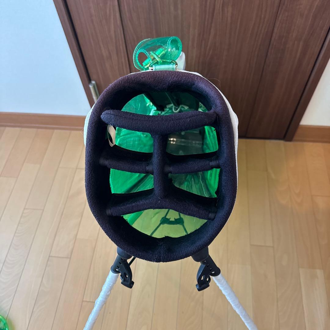 muta キャディバッグ 透明・緑