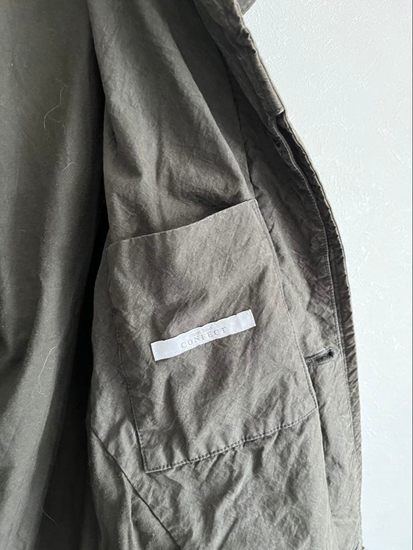 confect スーピマコットンステンカラーコート