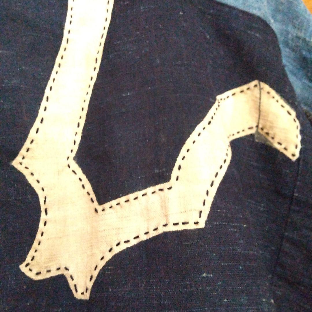 麻、半袖、衿つきジャケット