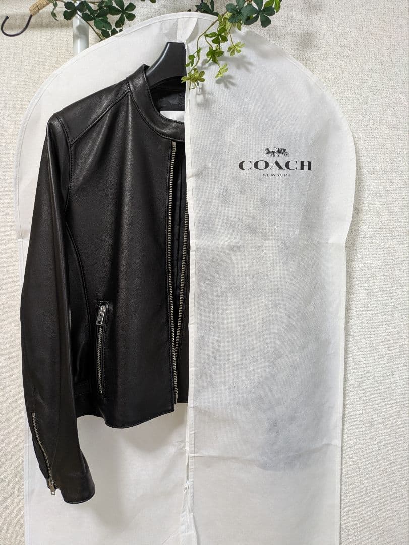 新品未使用☆COACH ブラックレザージャケット