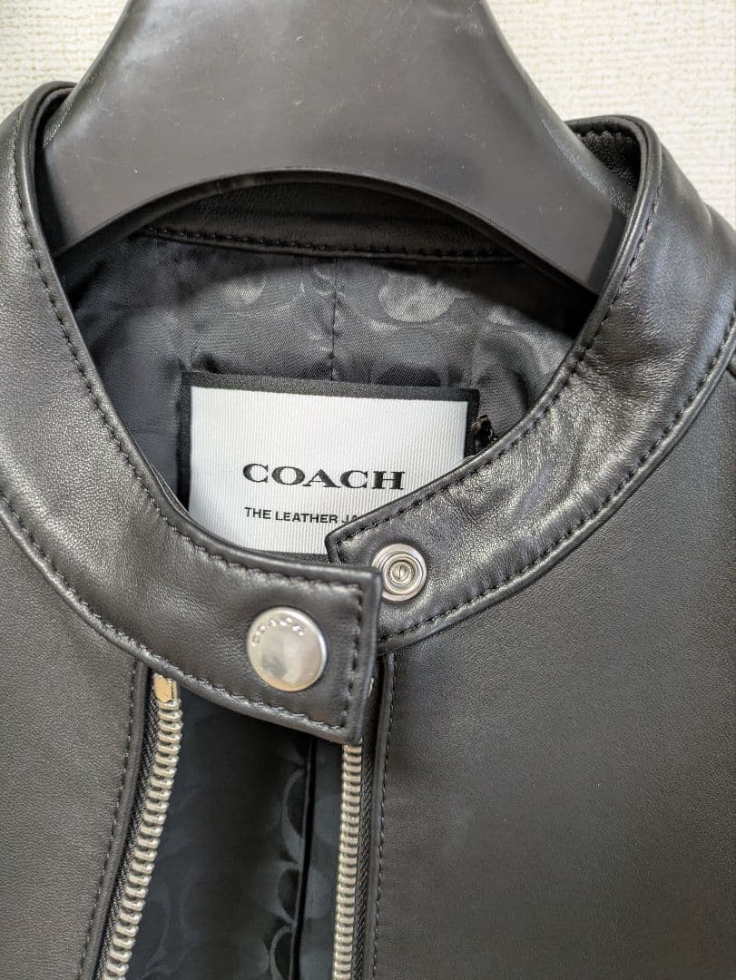新品未使用☆COACH ブラックレザージャケット
