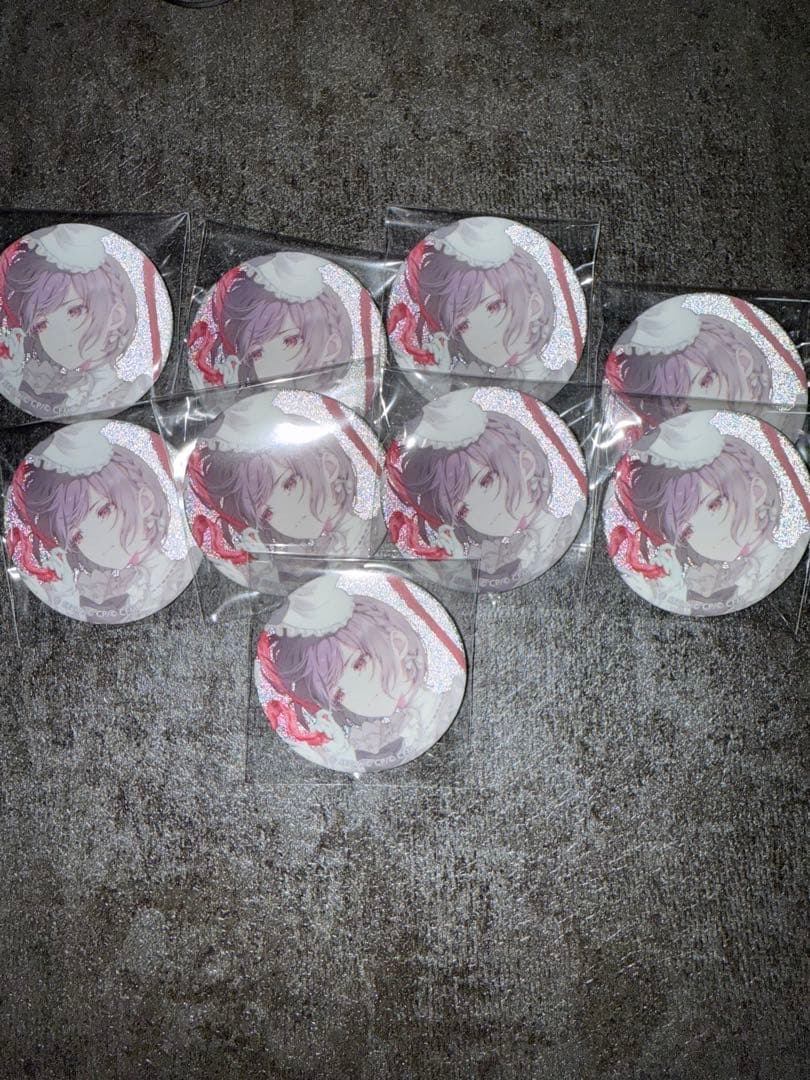 プロセカ　グリッター缶バッジ 48c　東雲絵名 暁山瑞希