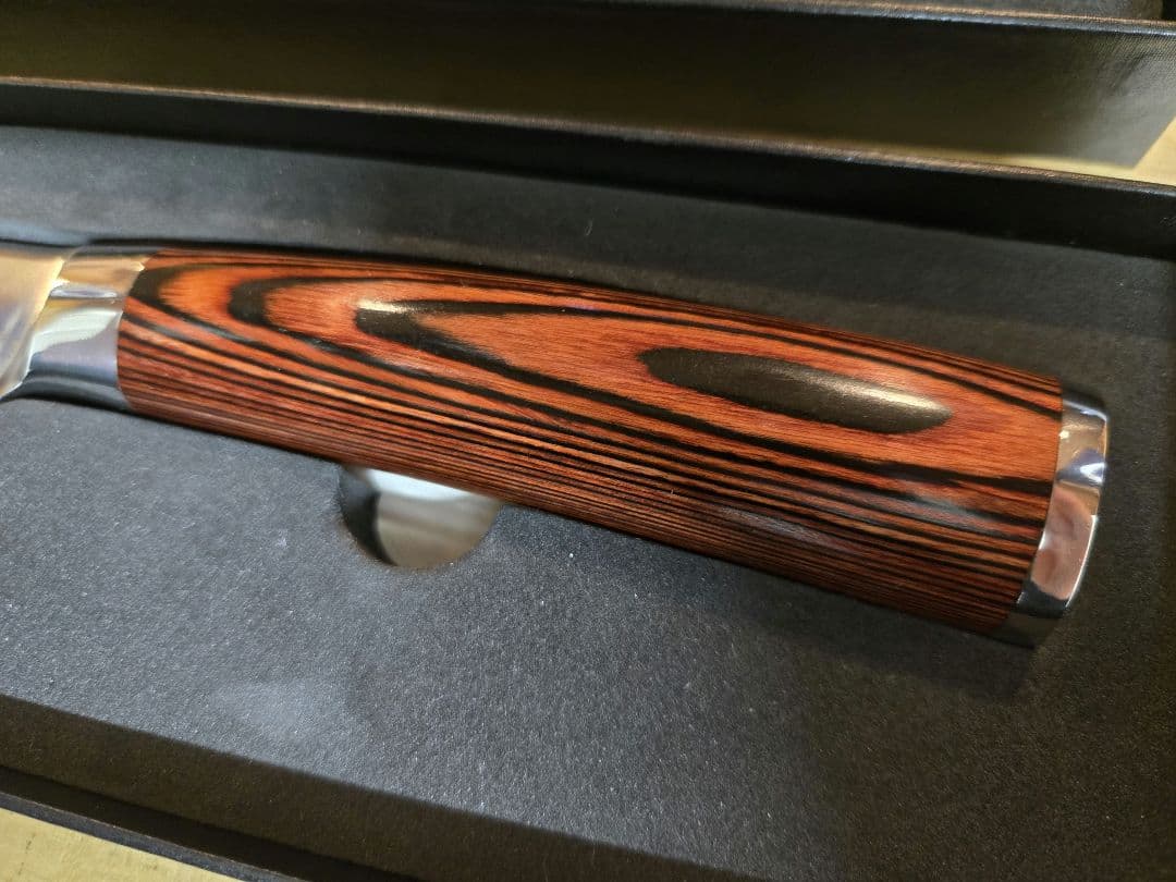 新品 佐治武士 SRS13粉末ハイス鋼 牛刀 240mm ペティ セット 赤合板