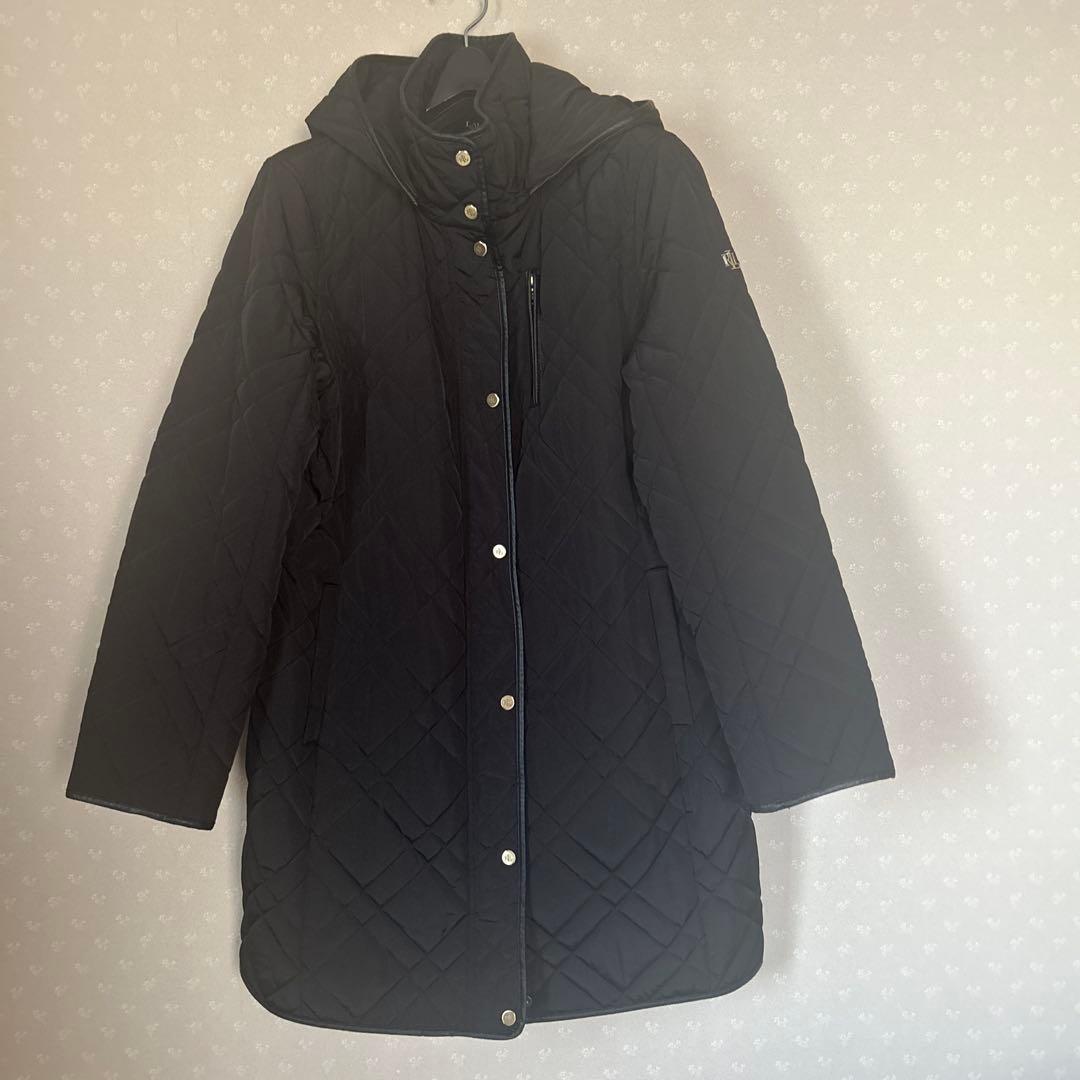 ローレンラルフローレン　ロングコート キルティング