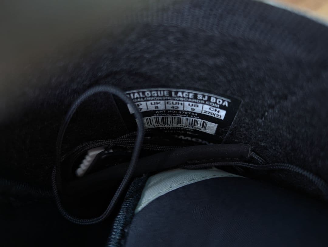 3回のみ使用　23-24 SALOMON DIALOGUE　RACE 27cm