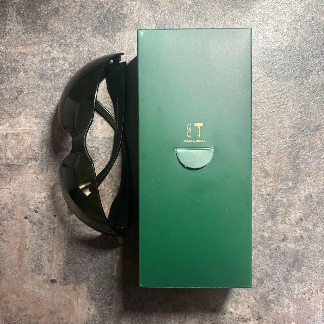 DORA 脱毛器 青色 充電器・保護メガネ付き