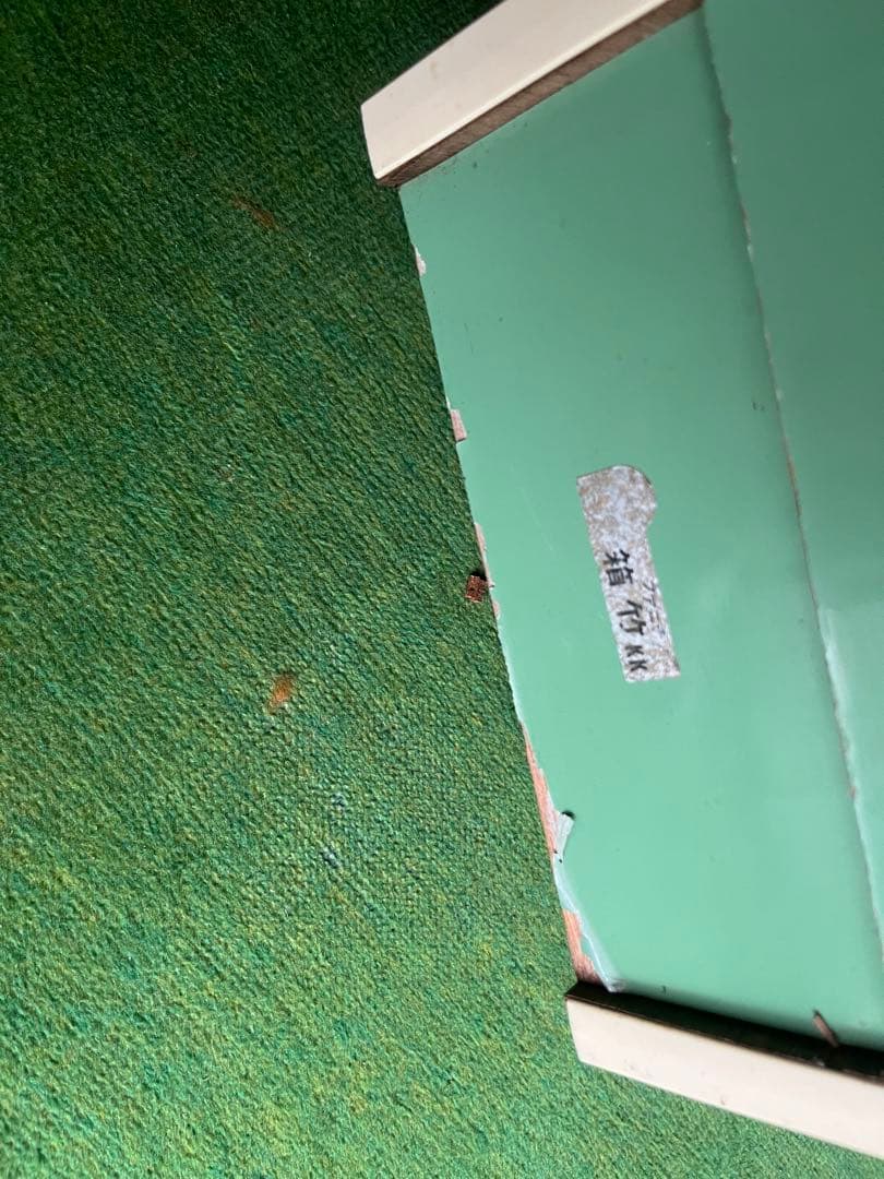 縦型 チェスト グリーン インテリア 引き出し 昭和レトロ 当時物 レトロポップ