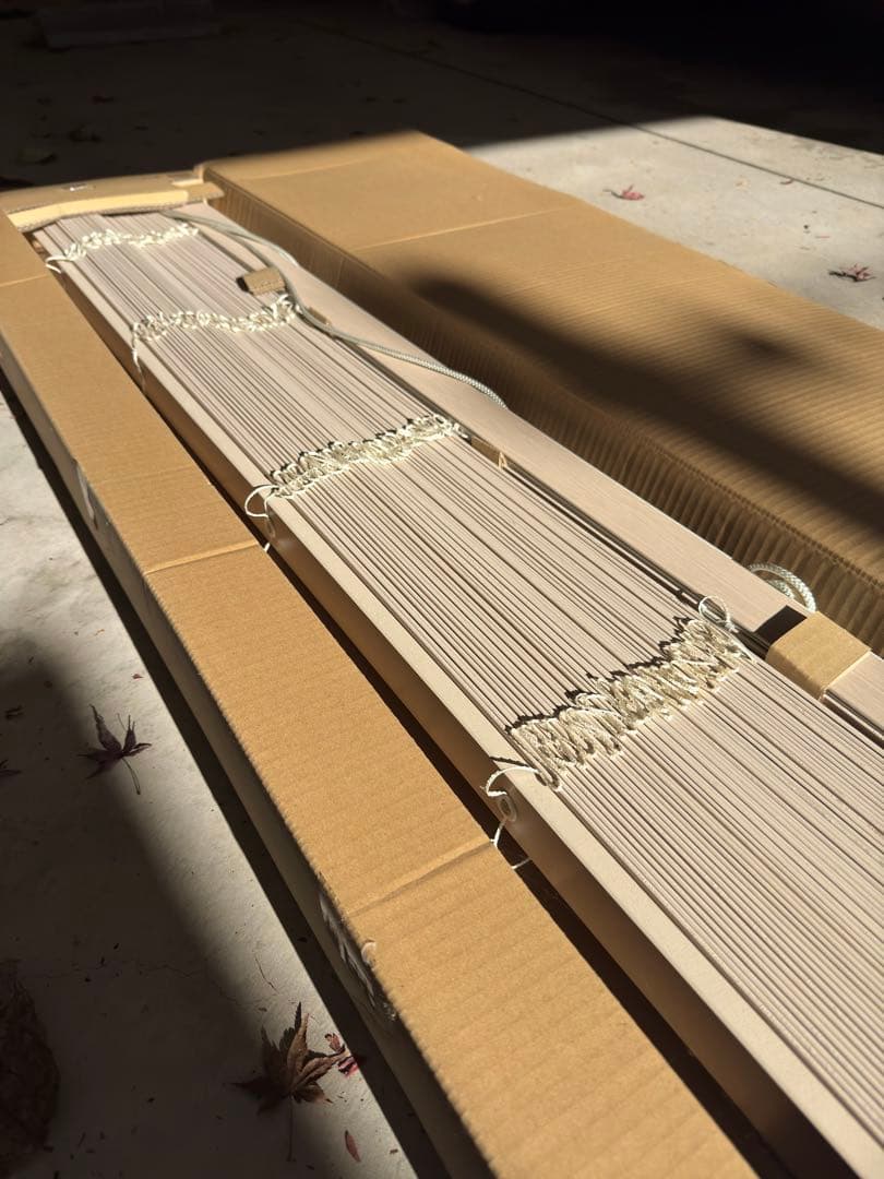 75%off 【未使用・誤発注品】タチカワウッドブラインド W163×H228