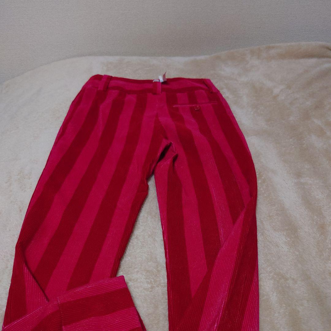 美品✨️DOLCE&GABBANAセットアップ　コーデュロイ　ストライプ　蝶　L