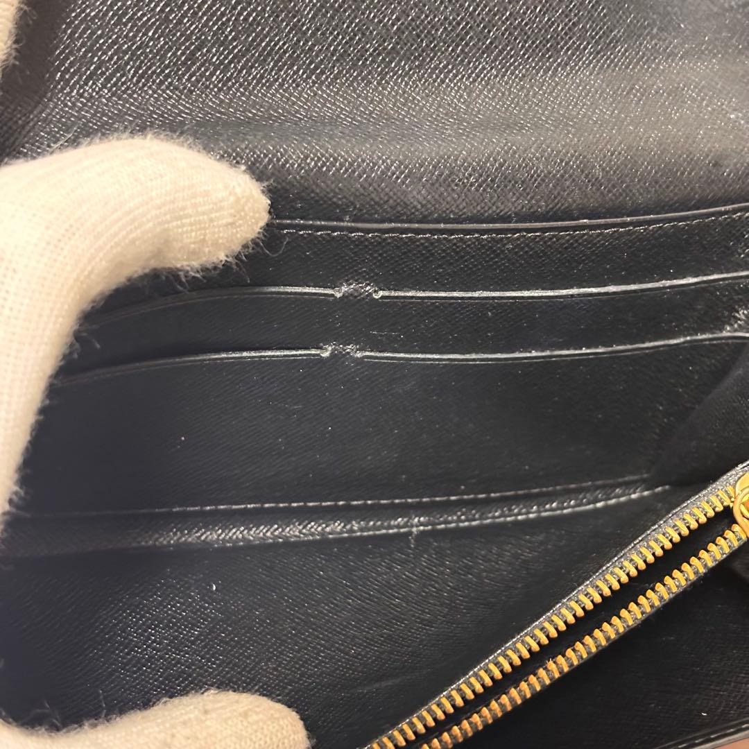 LOUIS VUITTON エピレザー 長財布 黒