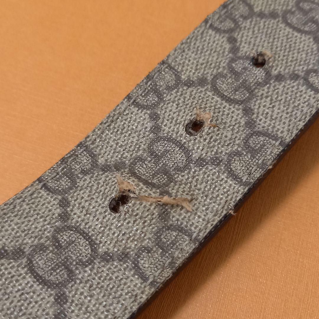 GUCCI　グッチ　インターロッキング　ベルト　GG　スプリーム　バックル