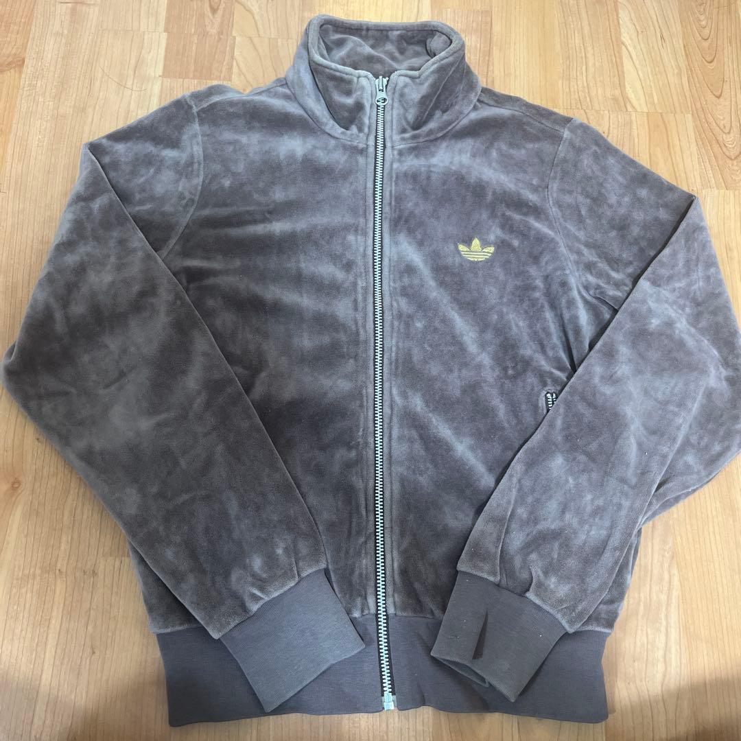 トップス Y2K 00s old adidas velor track jacket