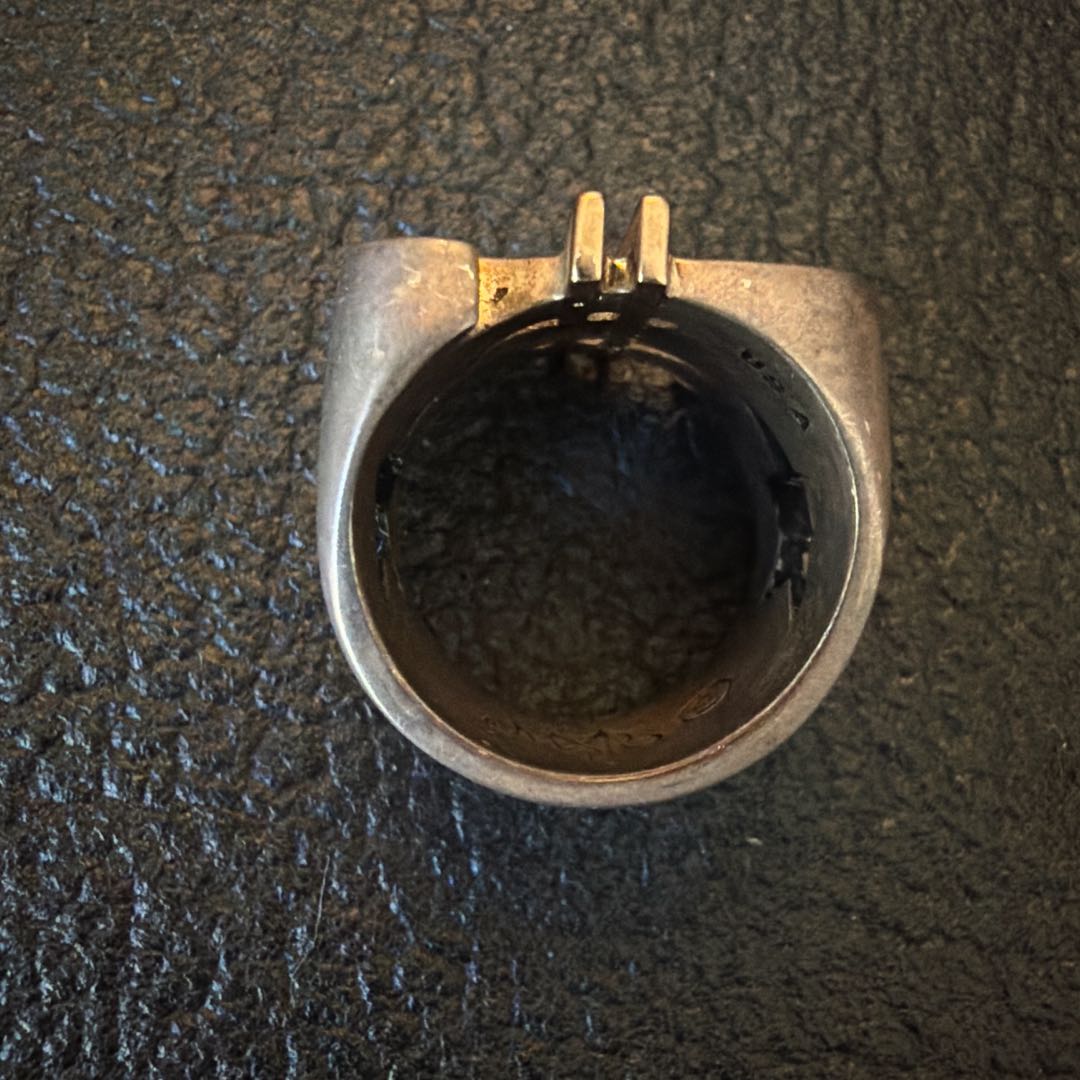 テンダーロイン ダラー リング　シルバー　ゴールド　ケース付き　正規品 8k