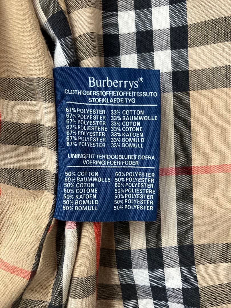 バーバリー　トレンチコートコート　M レディース