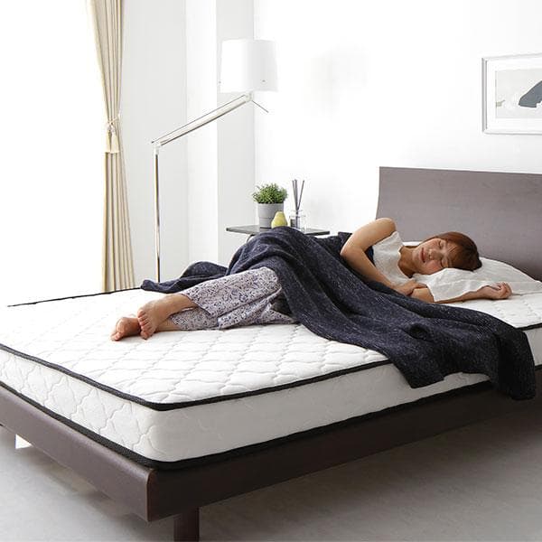 マットレス ボンネルコイル シングル 快眠 高密度 ニット生地 通気性 1年保証