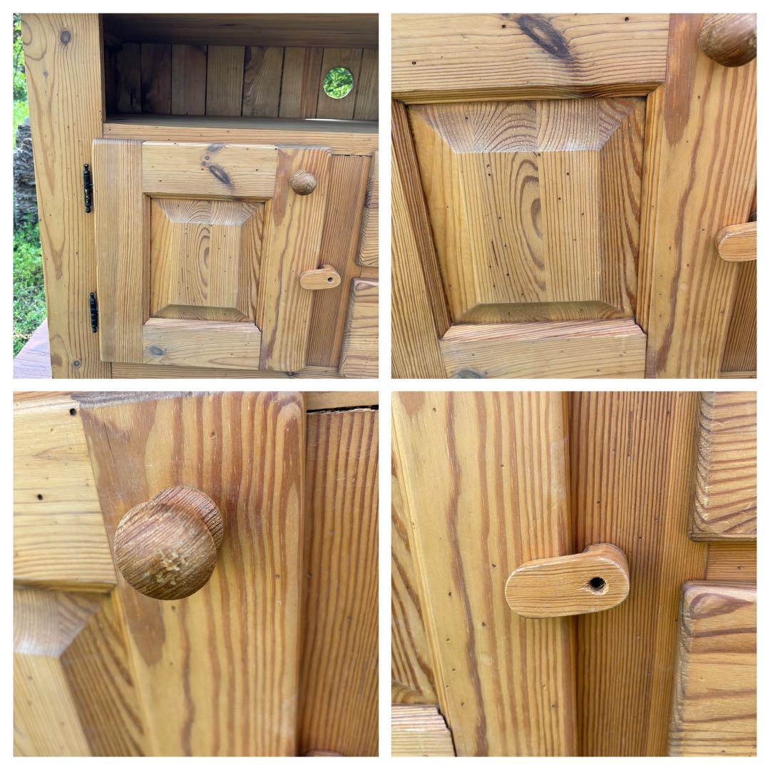 ラスティックパイン　サイドボード　カウンター　オールドパイン　カントリー家具