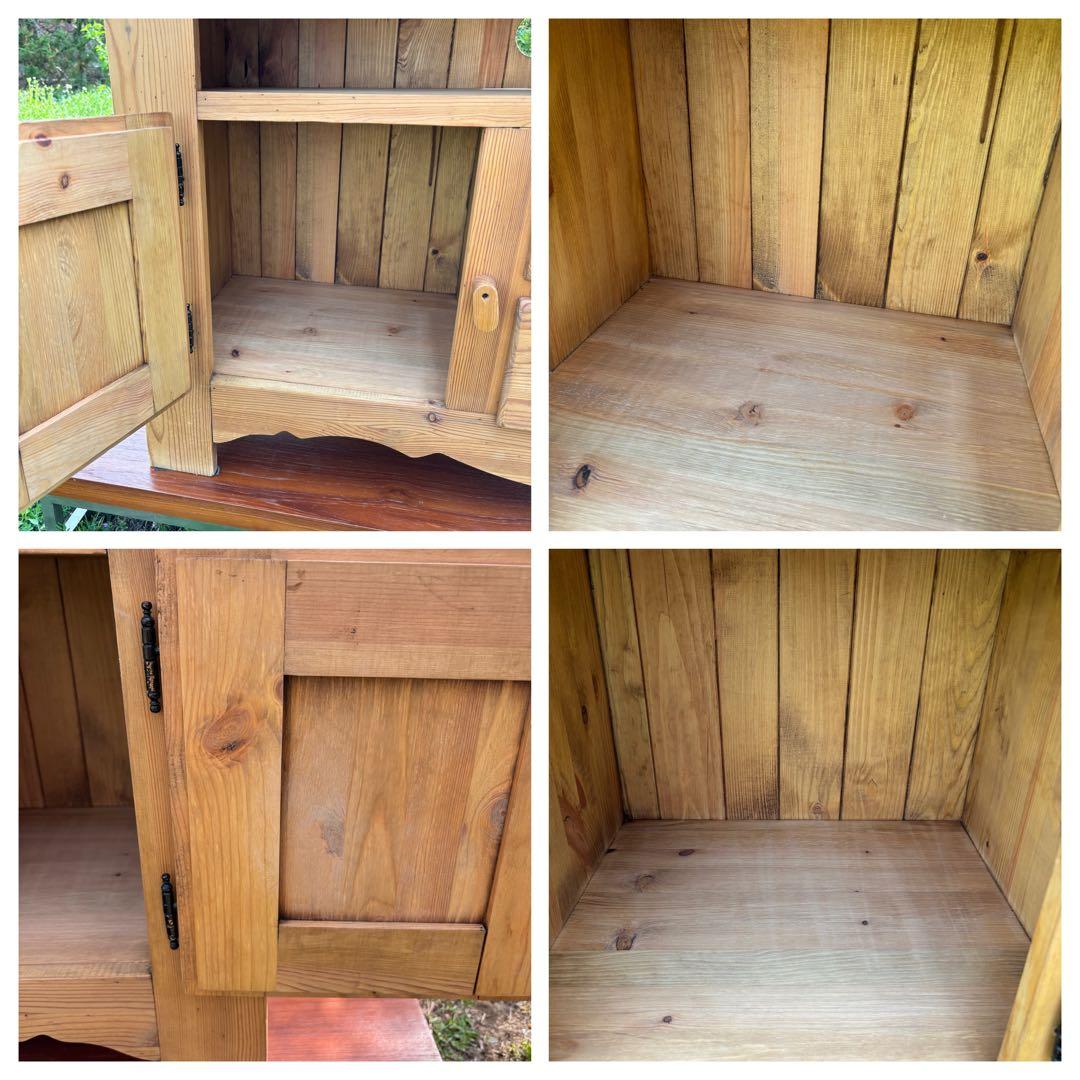 ラスティックパイン　サイドボード　カウンター　オールドパイン　カントリー家具