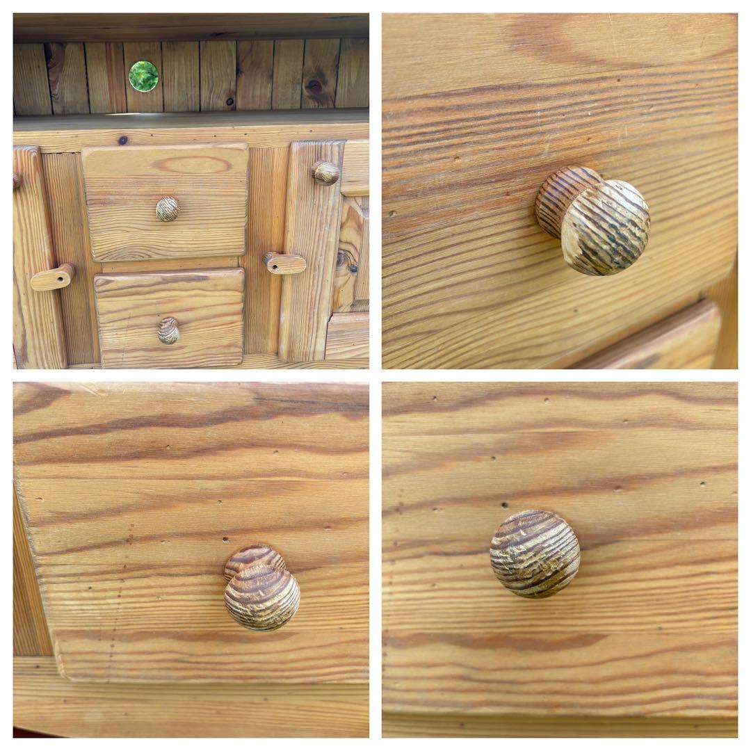 ラスティックパイン　サイドボード　カウンター　オールドパイン　カントリー家具