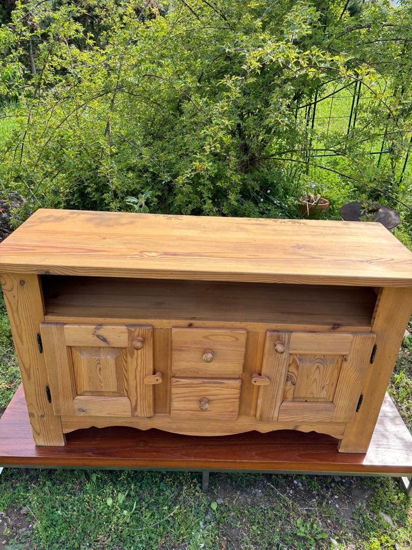 ラスティックパイン　サイドボード　カウンター　オールドパイン　カントリー家具