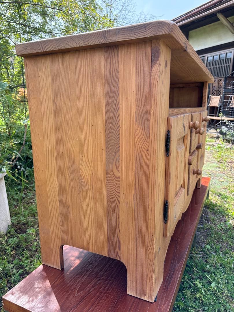 ラスティックパイン　サイドボード　カウンター　オールドパイン　カントリー家具