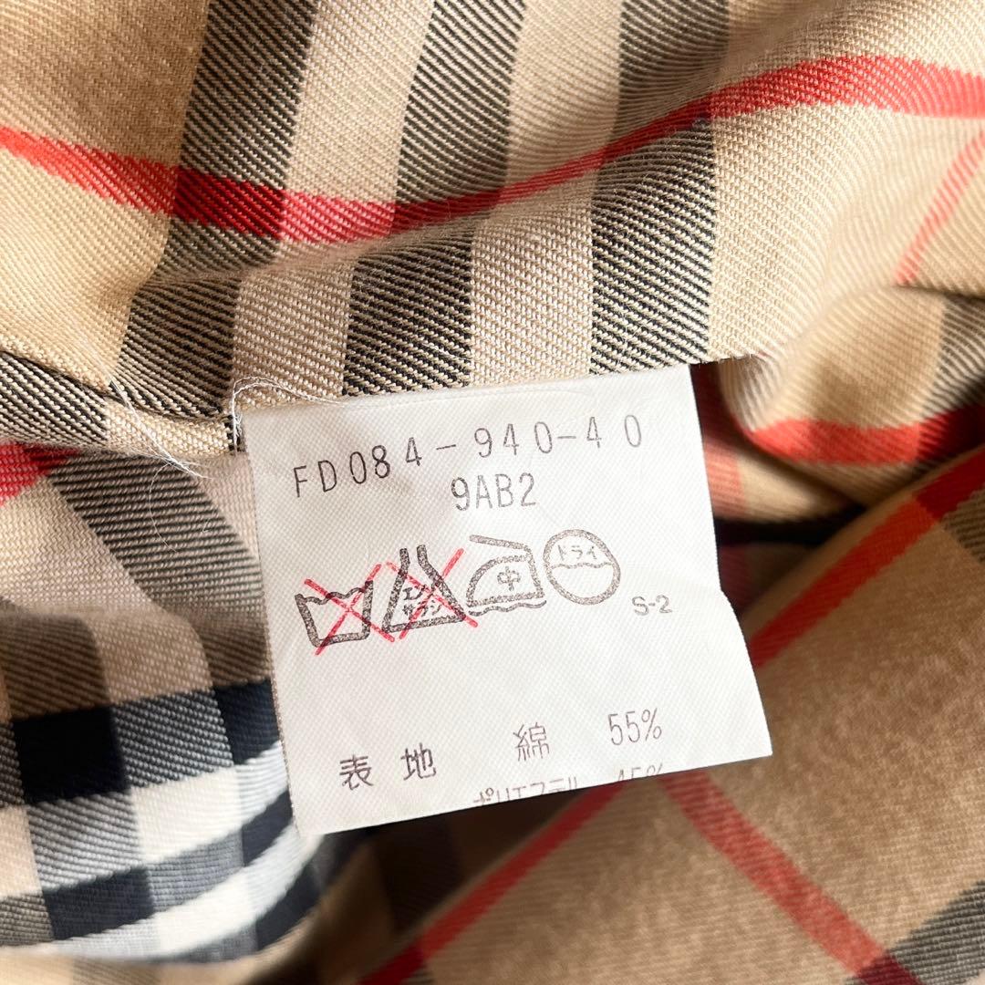 美品　バーバリー　ステンカラーコート　ベージュ　ライナー付き　ノバチェック