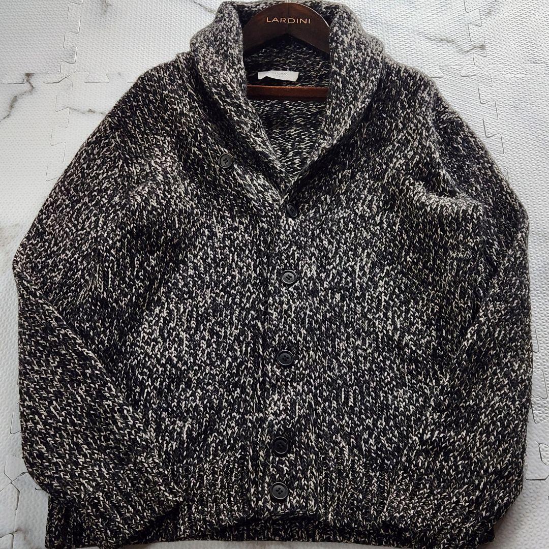 極美品✨XL相当 コスタンザ クルチアーニ ニット ジャケット 総カシミヤ