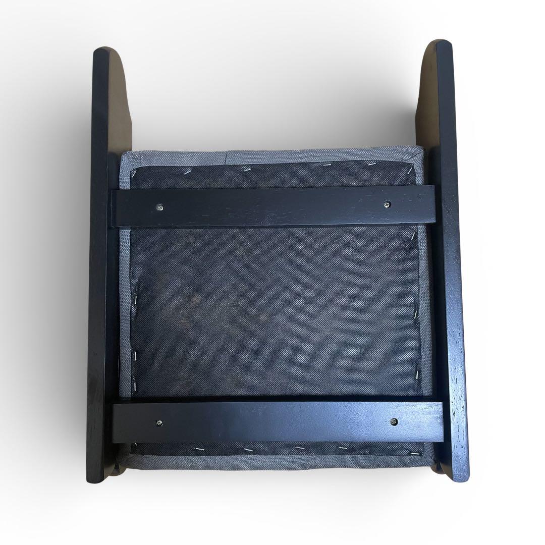 座椅子 折りたたみ レトロ 和風 黒木目 木製座椅子 和モダン 3点セット 旅館