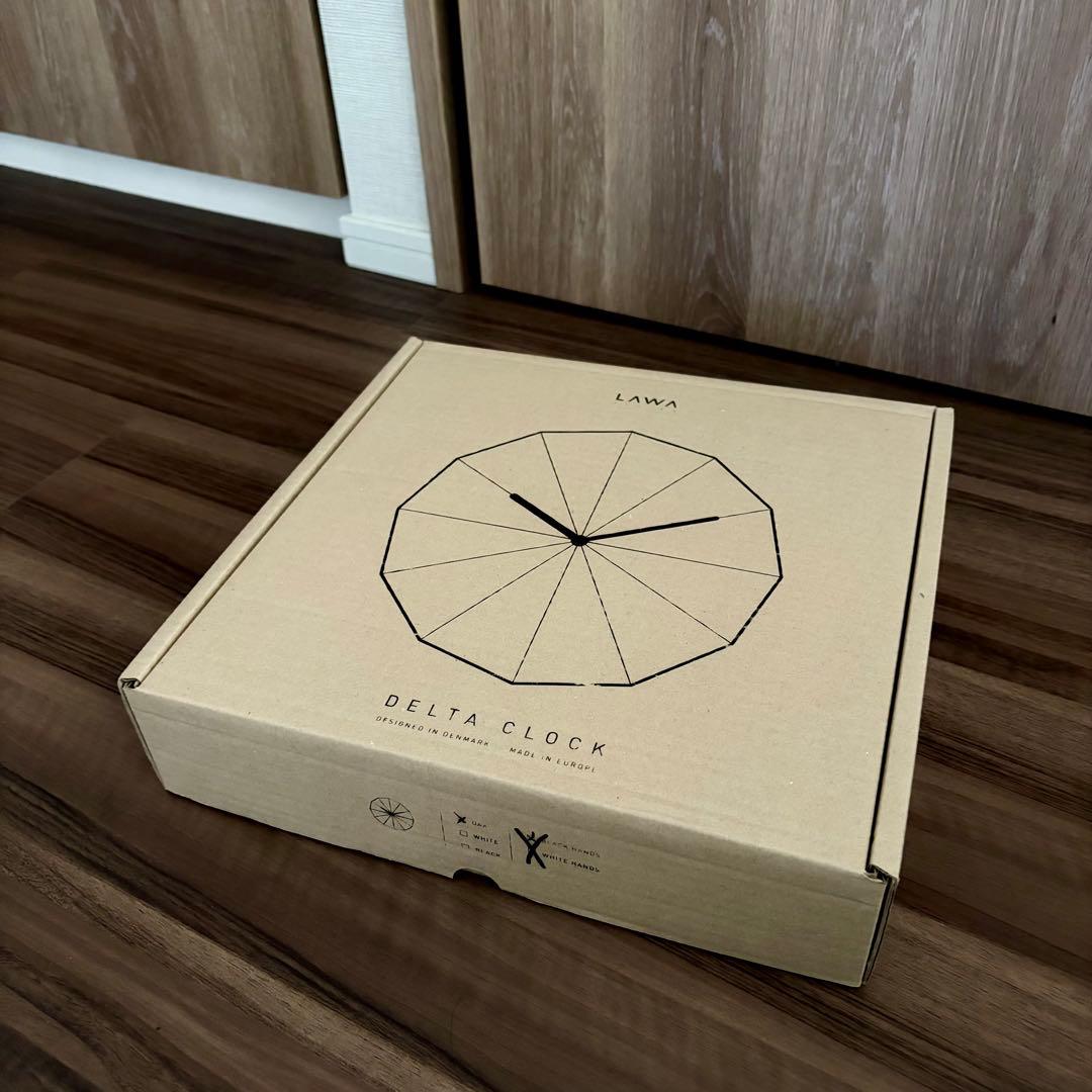 【美品】LAWA DELTA CLOCK オークホワイト
