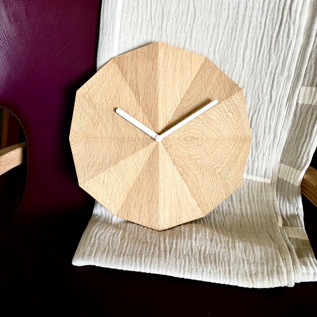 【美品】LAWA DELTA CLOCK オークホワイト