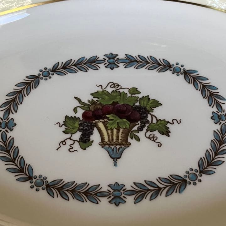 【黒壺美品】ウェッジウッド★アップルドア★オーバル深皿　2枚