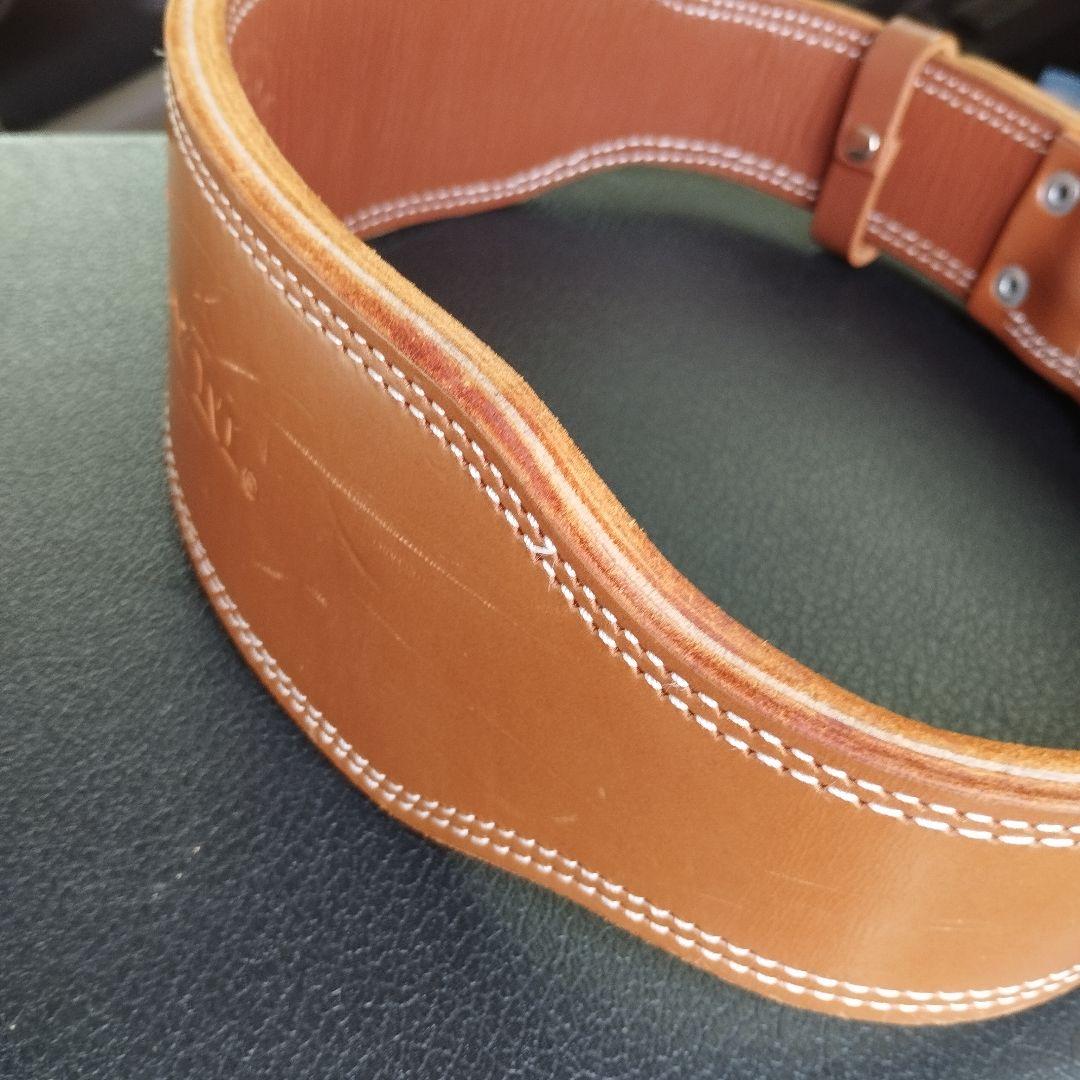 ゴールドジム プロレザーベルト Lサイズ