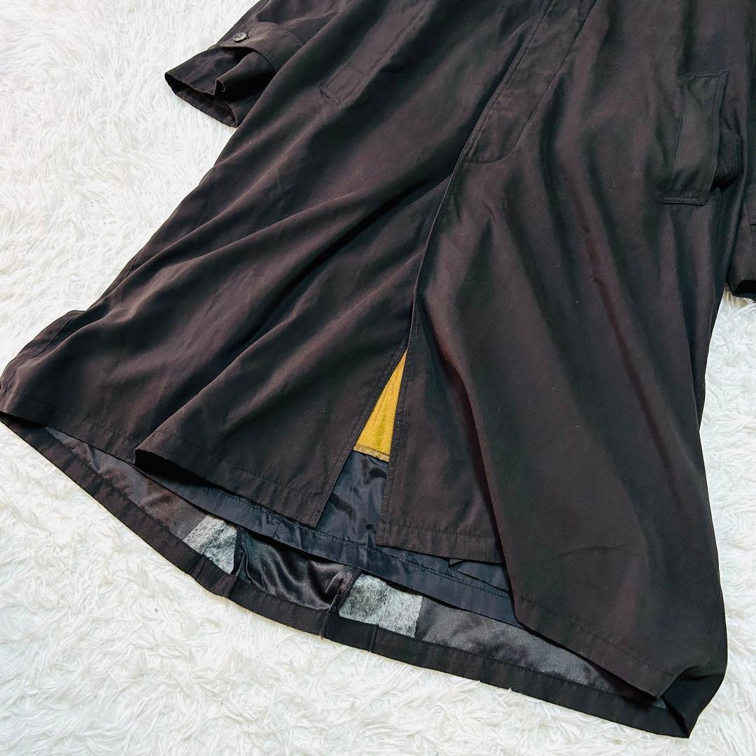 ローレンラルフローレン トレンチコート 黒 ロング丈 ライナー付き 532