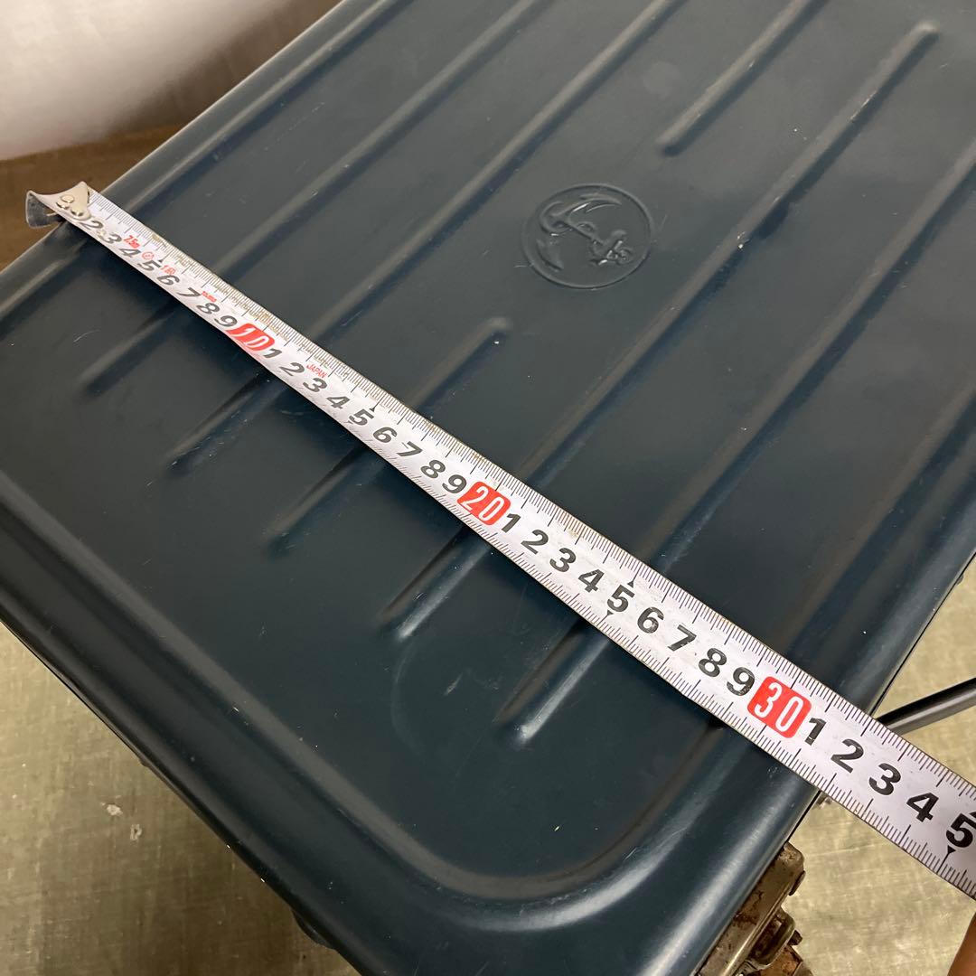 フランス軍 海軍 実物◾️トランクケース ミリタリー 軍物 サープラス