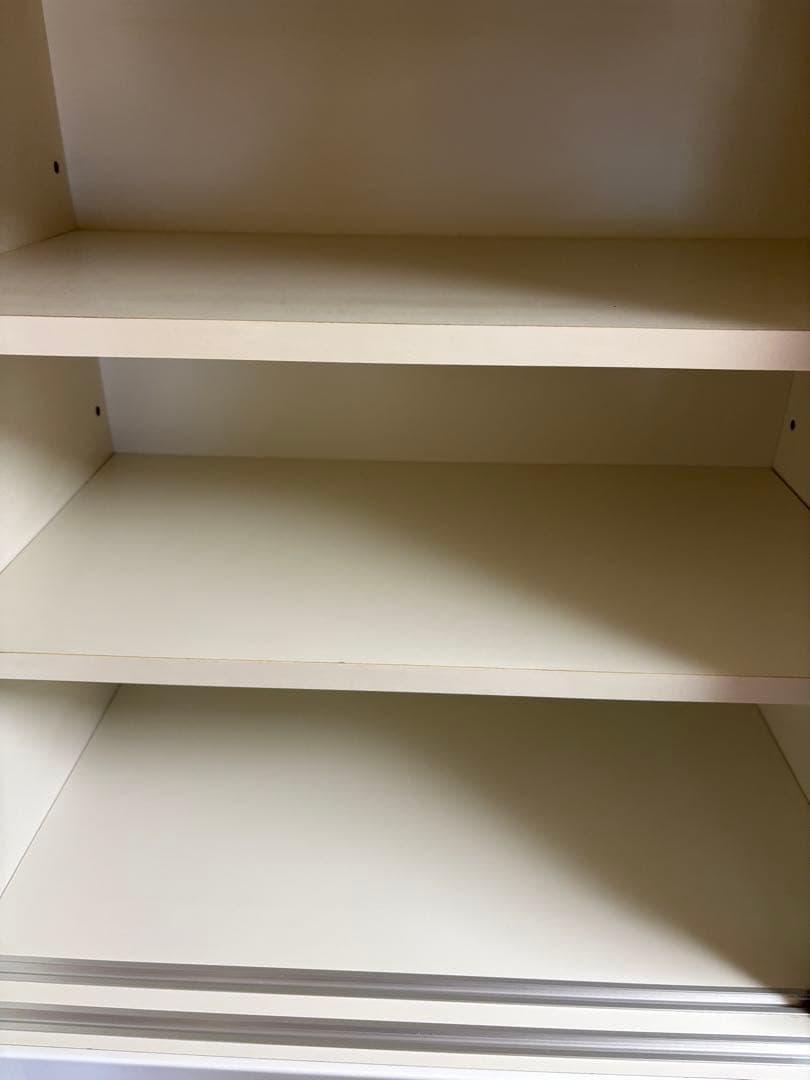 キッチンカウンター ホワイト/ナチュラル　松田家具　食器棚