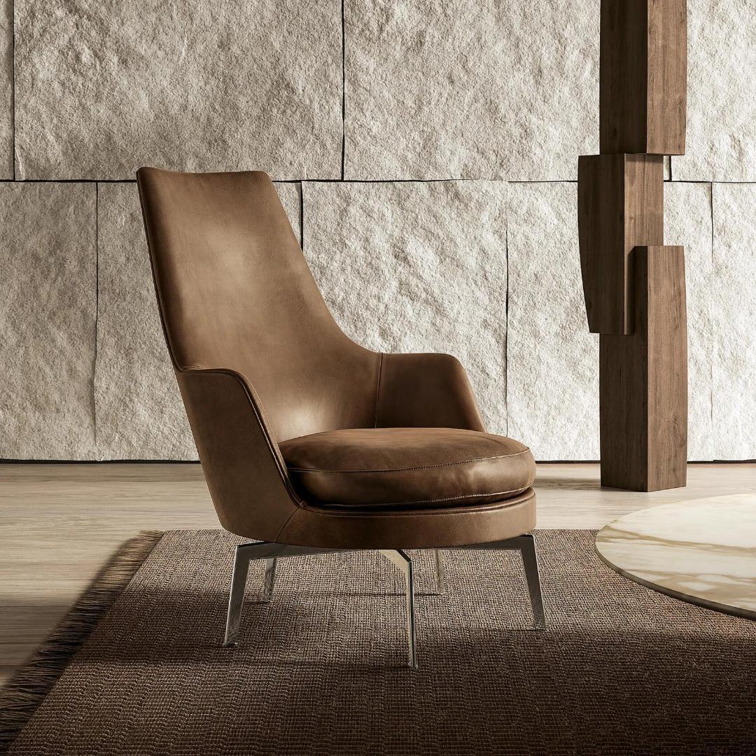 美品 Flexform フレックスフォルム GUSCIOALTO ② 150万