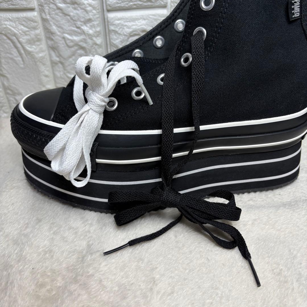 【新品未使用】 CONVERSE ×PAMEO POSE 厚底 23.5