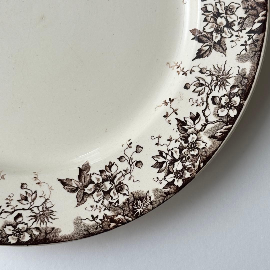 フランスアンティーク　サルグミンヌ　ALPHAND ディナープレート 2枚セット