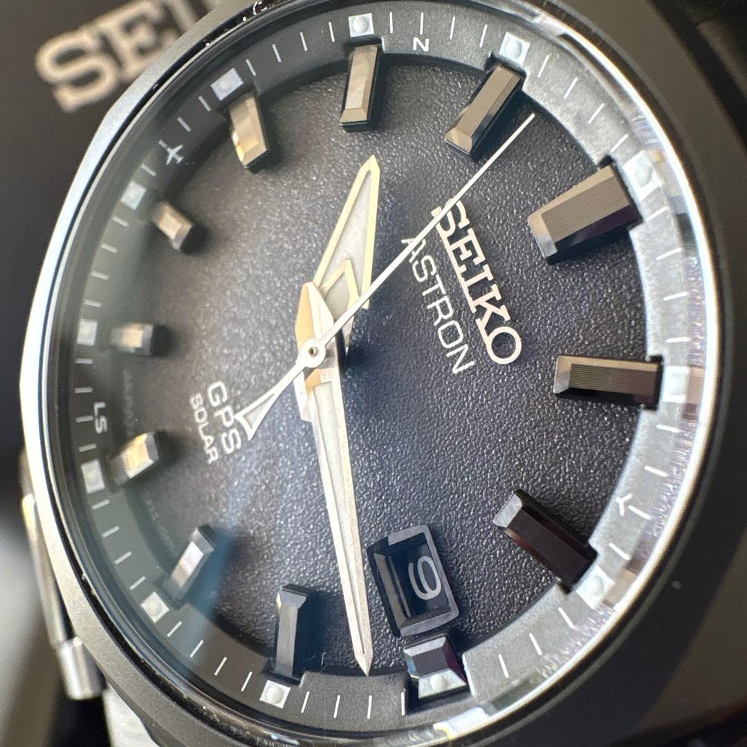 SEIKO ASTRON GPS SOLAR ☆ブラック☆黒☆箱あり☆高島屋☆
