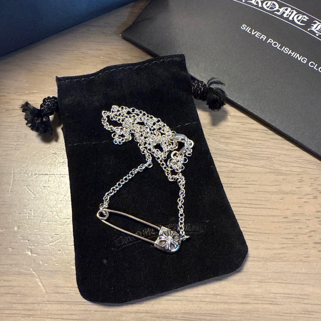 クロムハーツ！セーフティピン　ネックレス！新品未使用