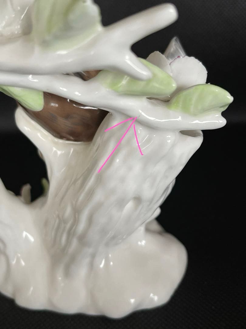 希少 SEYEI BONE CHINA 陶器 鳥 置物