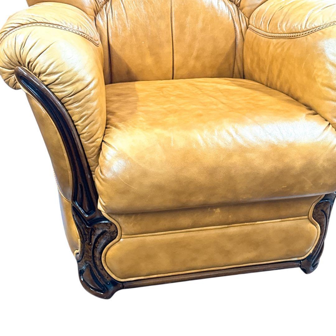 美品1人掛けソファ シングルソファ アームソファ　1脚