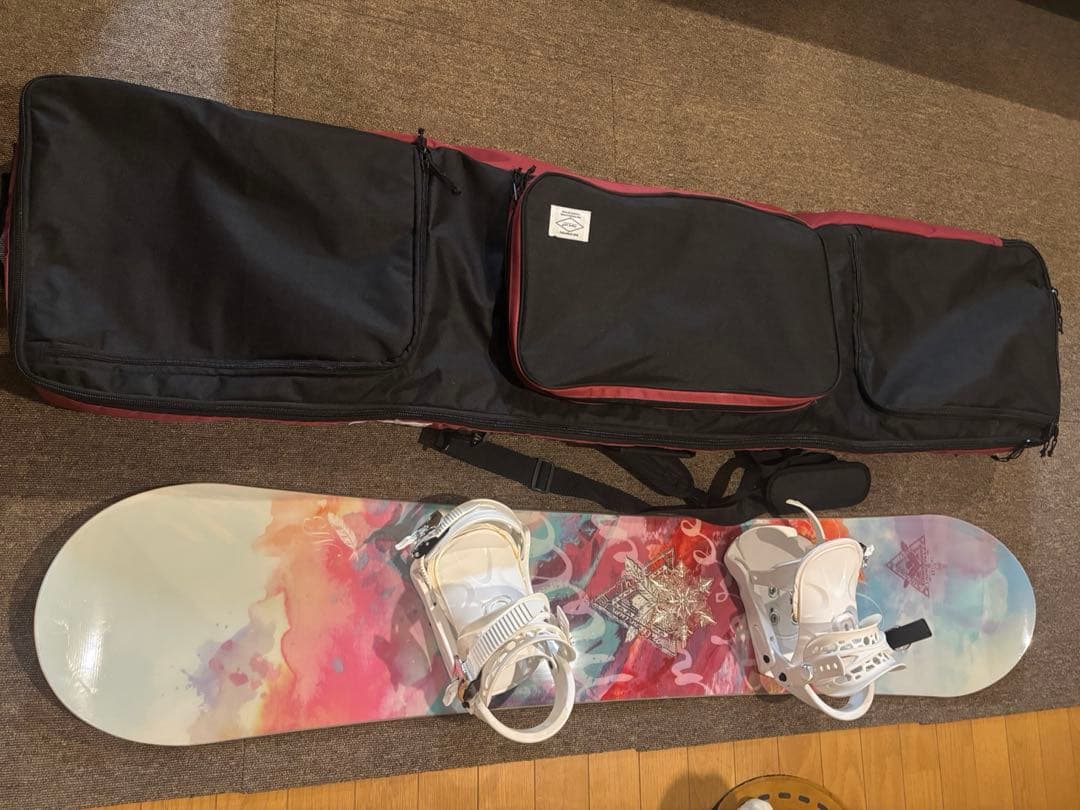 限定値下【millenniumthree】スノボ板、ビンディング、バッグ　3点